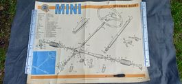 Mini BMC Zeichnung Steering Gear AKD 4265 P. 1091