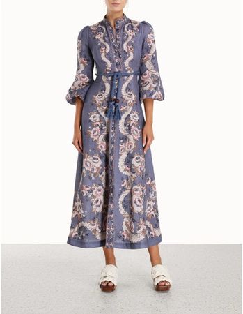 Zimmermann Linen Maxi Dress [Rrp $950]