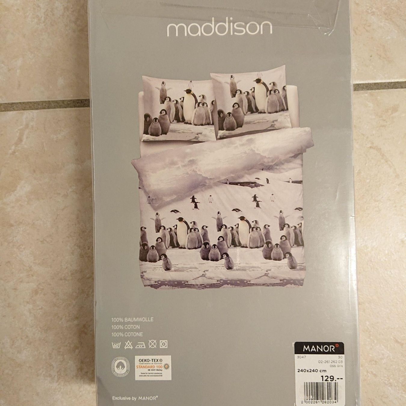 Biancheria da letto: DUVET - BEZUG MADDISON 240 x 240 – Nuovo e nell'imballaggio originale da Bottmingen venduto da Pidi0 3