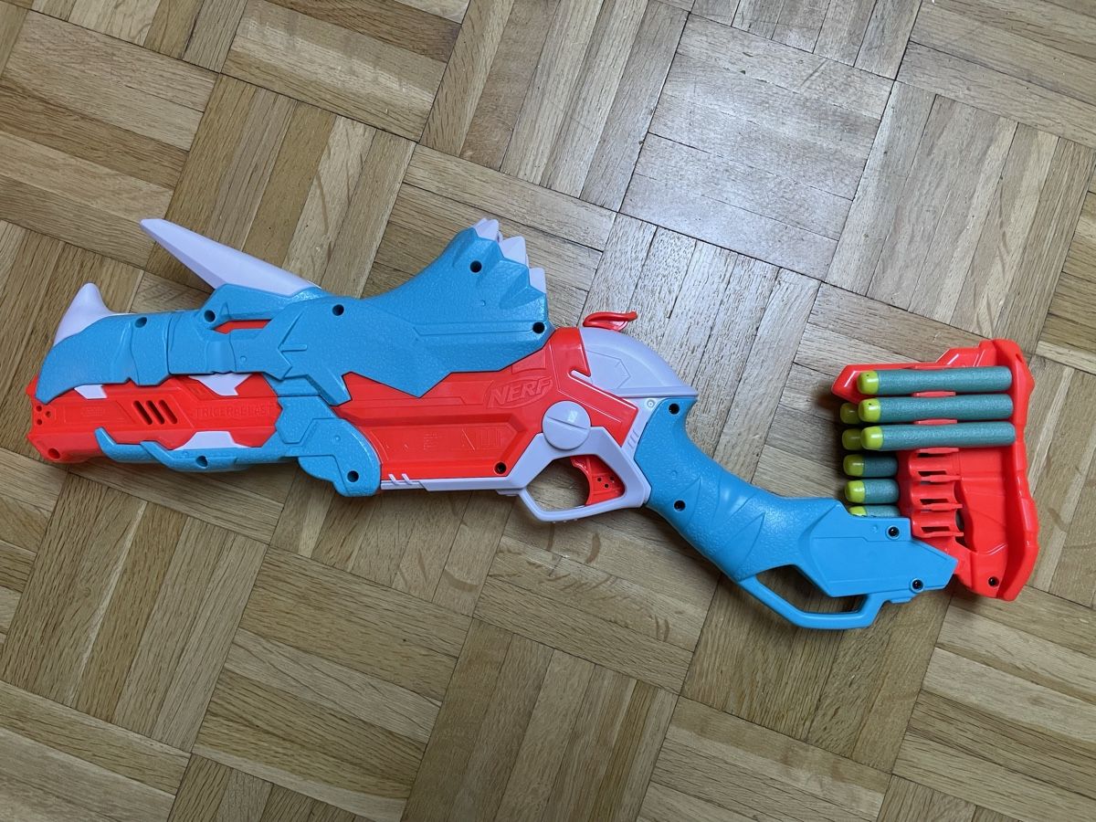 Nerf Giocattoli: Nerf DinoSquad Tricera-Blast neuf – Nuovo (secondo la descrizione) da Oron-la-Ville venduto da W.XIX 2