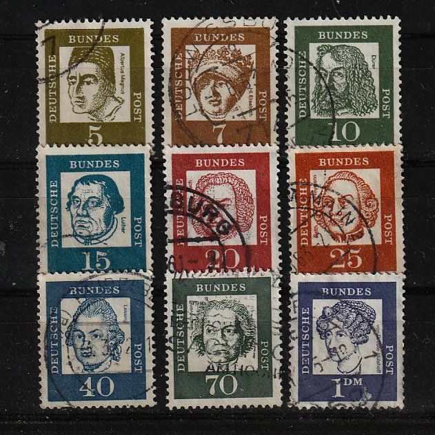 Tutti i francobolli: Deutschland Dauermarken 2 – Usato da Arlesheim venduto da gaugi43