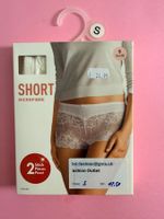MIGROS, SHORT Microfibre, Grösse 36/38, 2 Stück in Weiss