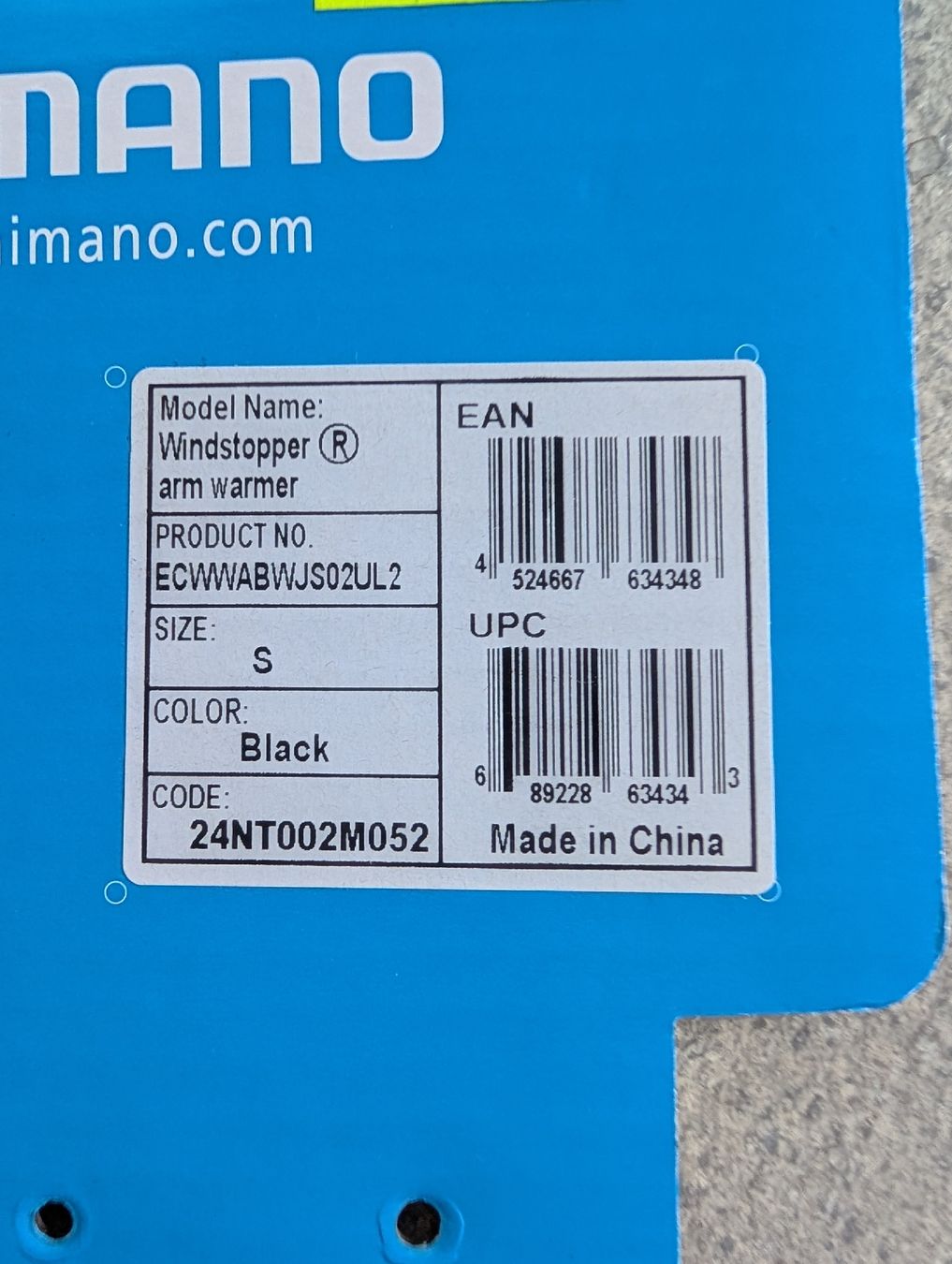 Shimano Biciclette: Shimano Armling originalverpackt, GR S, schwarz – Nuovo e nell'imballaggio originale da Kirchberg SG venduto da kar_5rtl 1