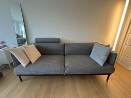 IKEA ÄPPLARYD 3-Sitzer Sofa inkl. Kopfstütze & 4 Kissen 