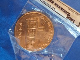 Münze Sammeln San Francisco Mint 1973 USA Medaille Kupfer
