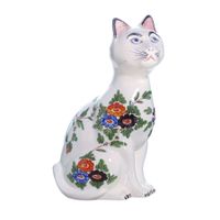 Vintage Keramik Katze – Handbemalt – Capuani Este