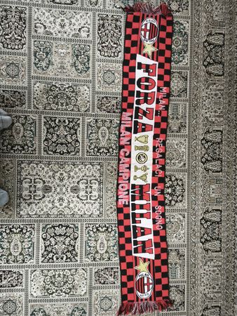 Vintage ac Milan Schal 