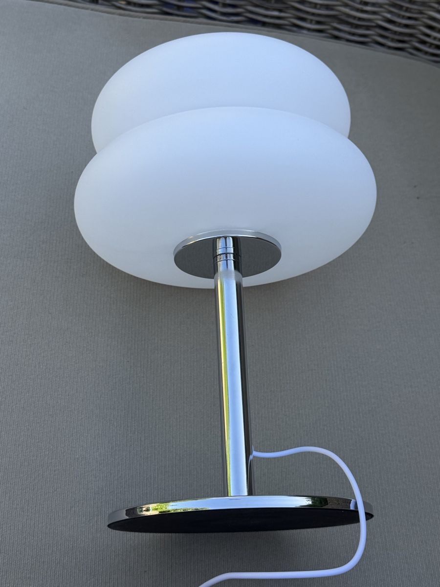 Lampade: Weisse Tischlampe Space Age Design Lampe – Usato da Deitingen venduto da Himhip 1
