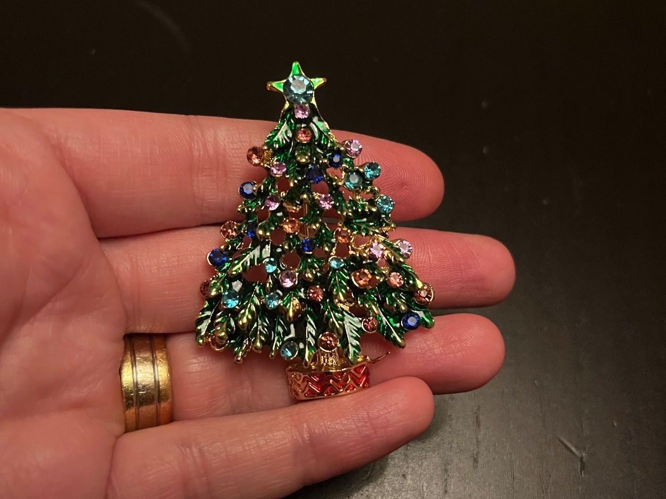 Spille & Fermagli: Brosche Christbaum ( Weihnachtsbaum) – Nuovo (secondo la descrizione) da Gams venduto da Mariawicca 3