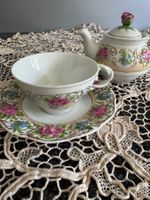 Teeservice – G. Lengacher handbemalt, Rosen, Sammlerstück