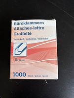 Büroklammern vernickelt 28 mm