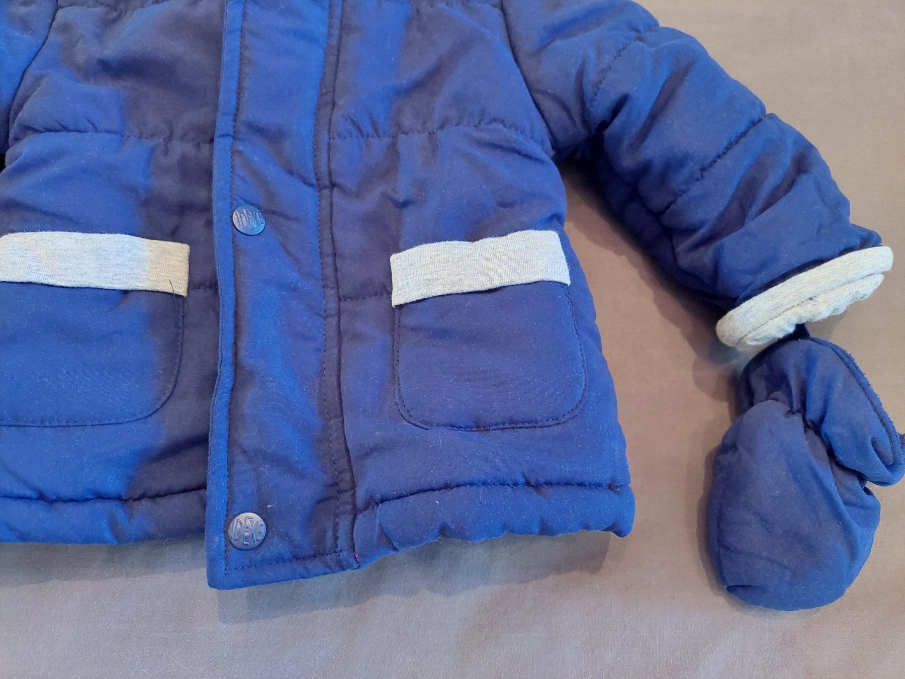 Vestes & Manteaux: BLAUE HERBST/WINTERJACKE GR. 74/80 – D'occasion à Münchenstein par Strupfi 1