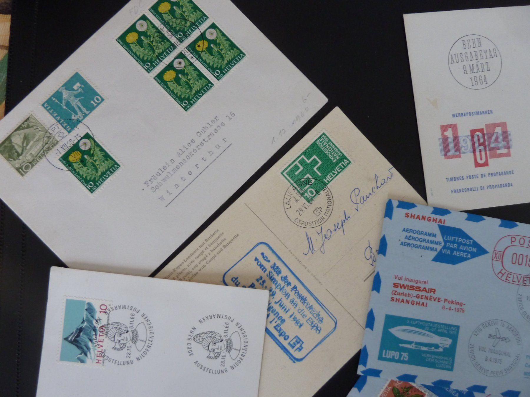 Tutti i francobolli: Lot lettres CH (3909) – Usato da Onex venduto da BANGON80 1