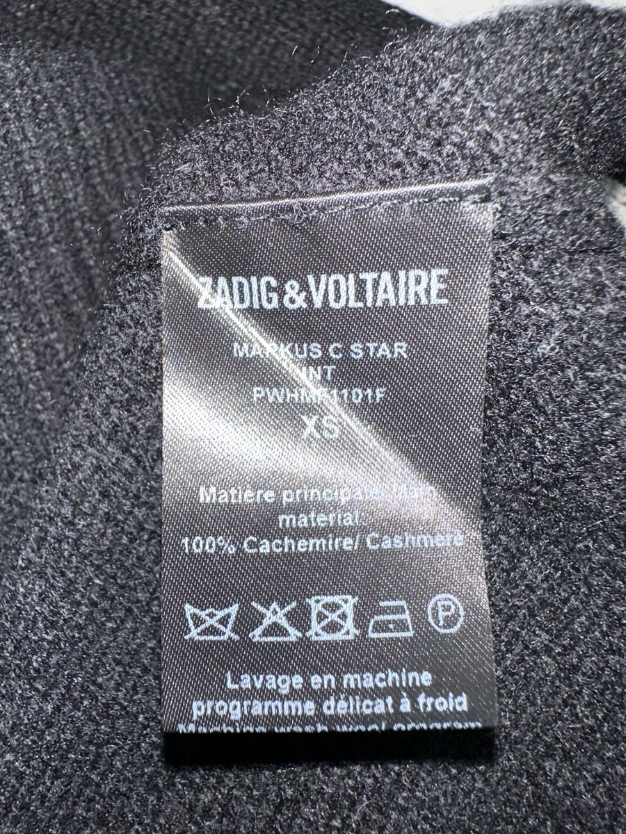 Pulls & Sweat-shirts: ZADIG&VOLTAIRE Cashmerepullover schwarz – D'occasion à Wolfhausen par sellingmycloset 3