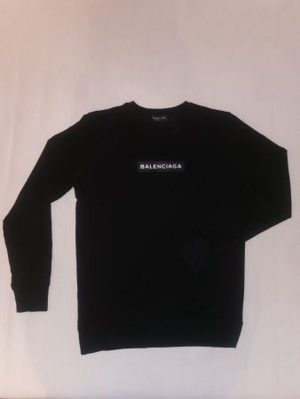 Pullover Balenciaga schwarz Logo Grösse M
