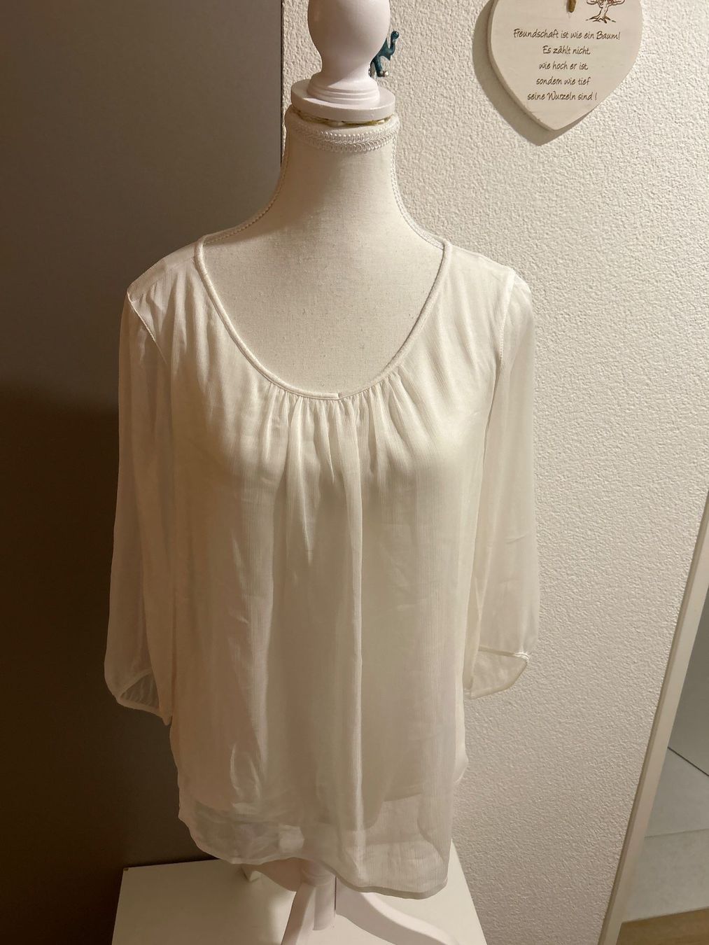 Comma Camicette: 3/4 Arm Bluse cremefarbig von comma Gr.34 – Usato da Brunnen venduto da Nala2929 1