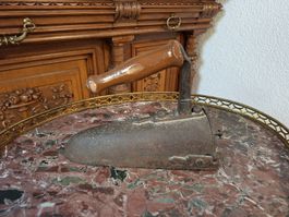 Antikes Gusseisen Bügeleisen Kohlebügeleisen Deko