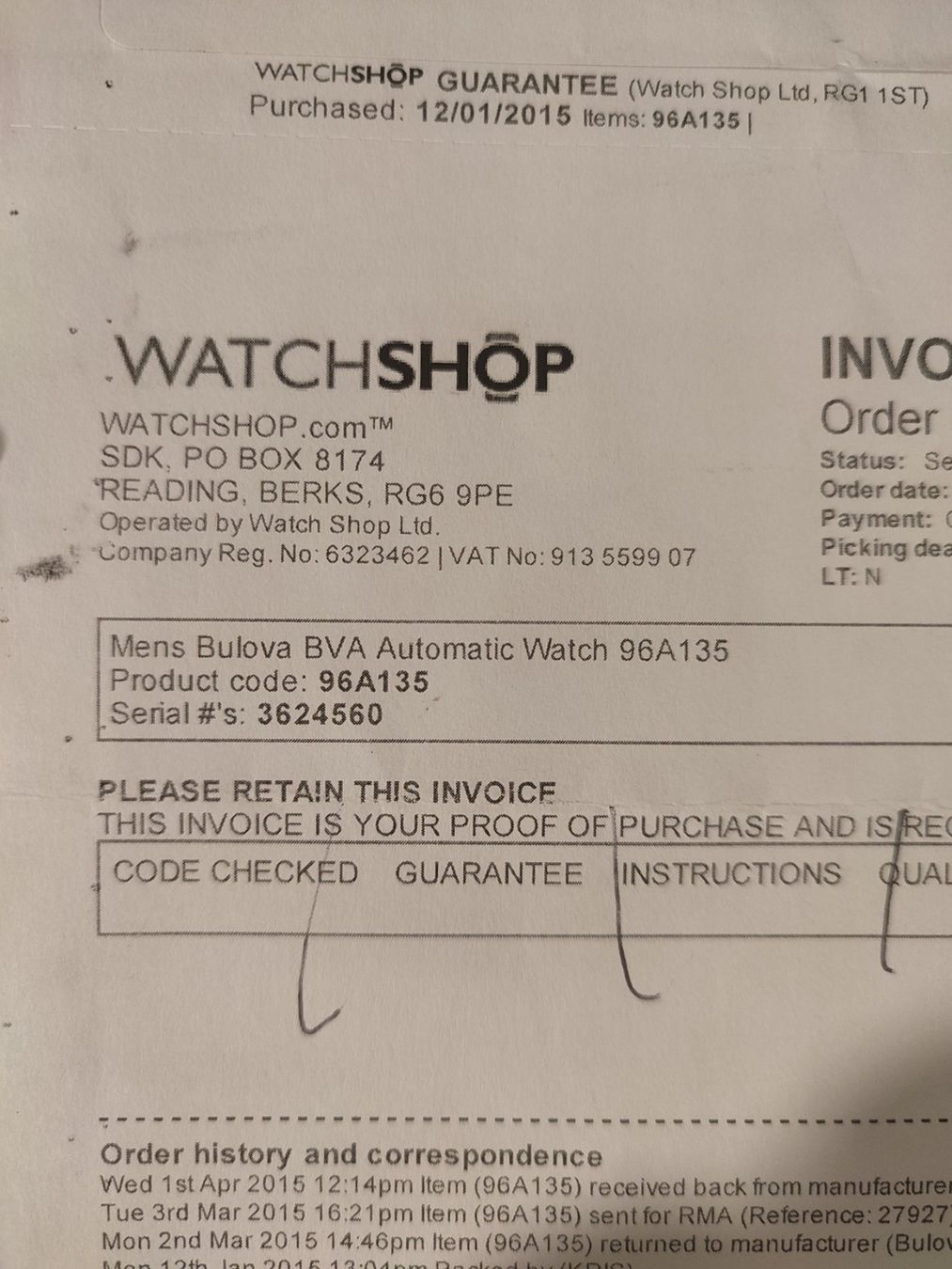 Bulova Montres: Bulova classic automatic 96A135 – D'occasion à Miex par bonGateau 6