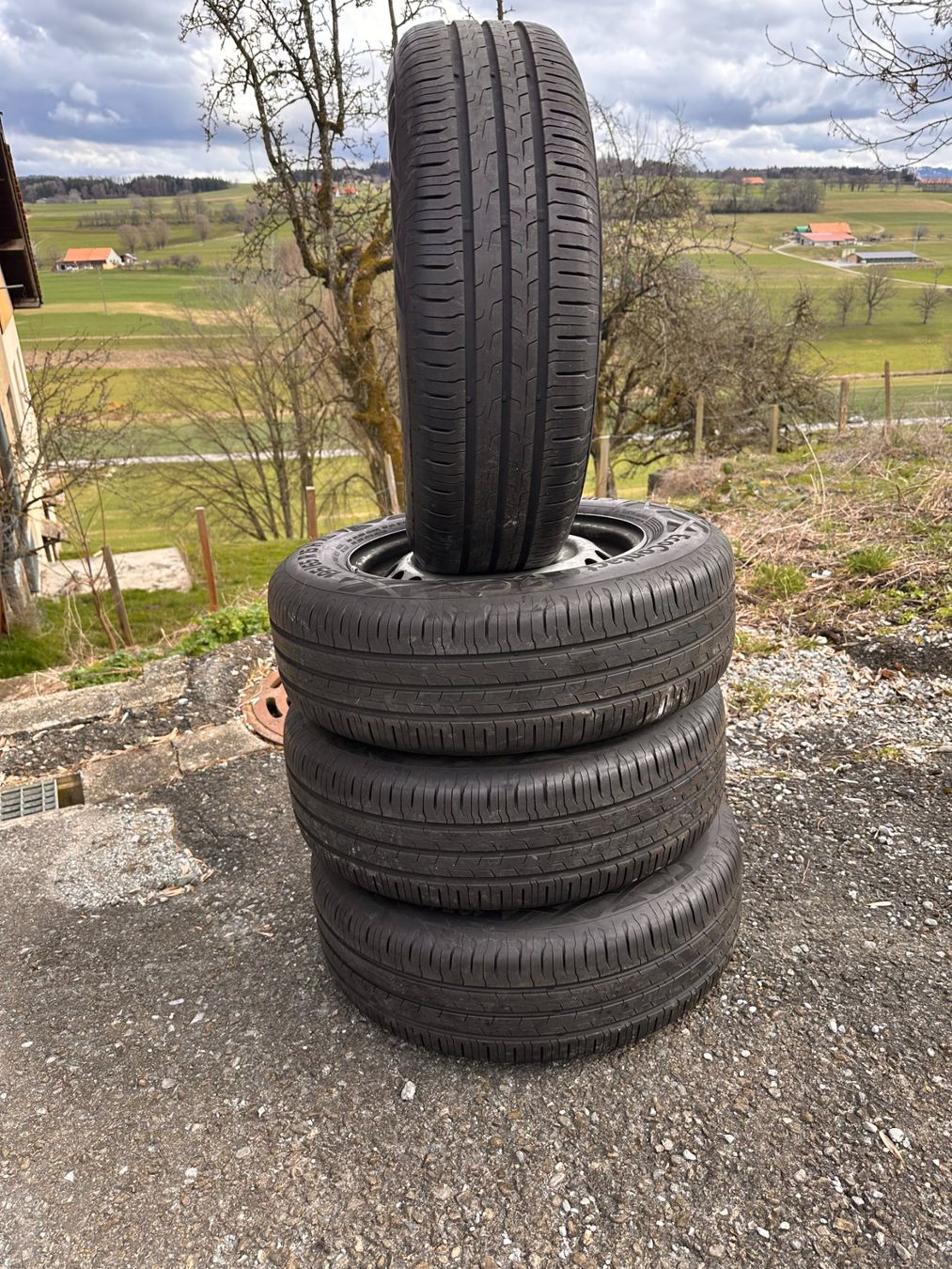 Continental Pneus & Kompletträder: 4 Roues Continental 195/65 R15 92H – Gebraucht aus Romont FR von Thoma_bdn