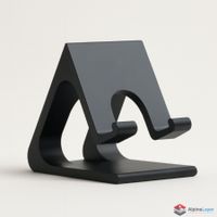 3D Printed Phone Stand for Smartphone – Black