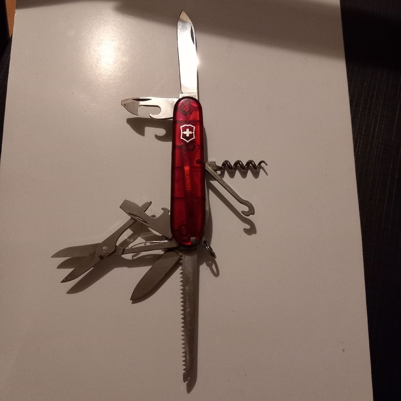 Victorinox Couteaux de poche: Victorinox Taschenmesser rot Lufthansa Edition – D'occasion à Rebstein par Zauberwelt14 2