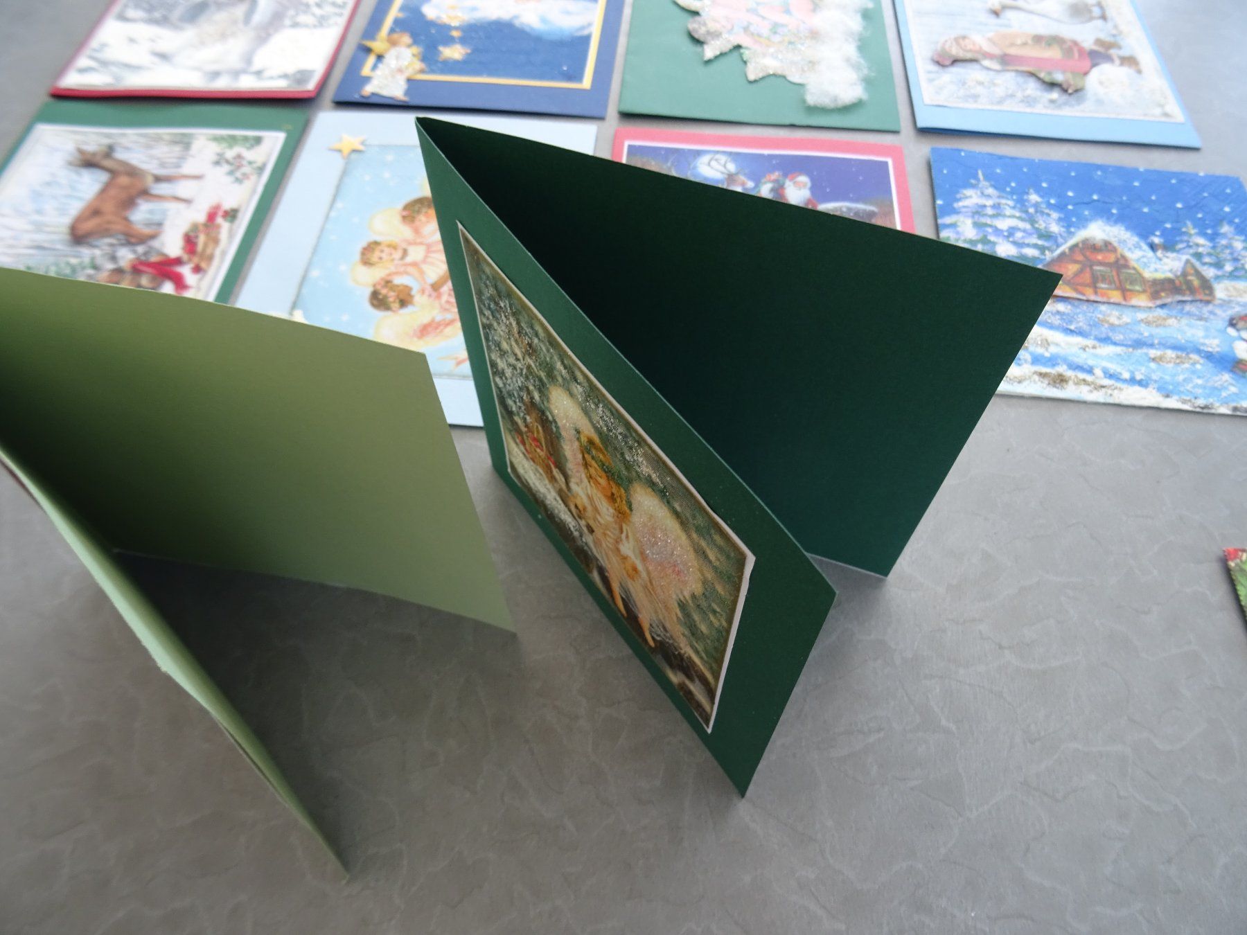 Cartoline: 11 Weihnachtskarten handarbeit – Nuovo (secondo la descrizione) da Rothrist venduto da heinrich1966 7