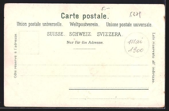 Cartoline postali: AK St. Gallen, Post und Telegraphenamt – Usato da Berlin venduto da bartko-reher 1