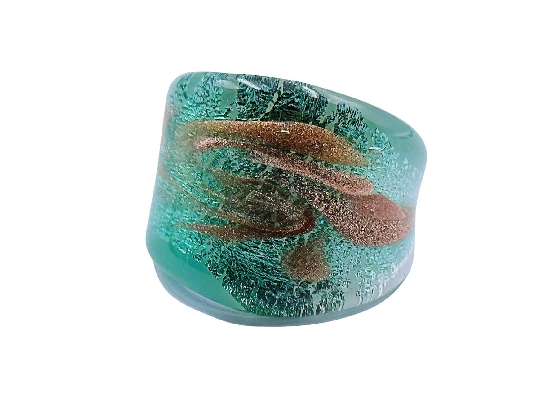 Murano Anelli: Ring Murano Glas G 54 Breite 22mm – Nuovo e nell'imballaggio originale da Oberkulm venduto da Murano-Schmuck 1