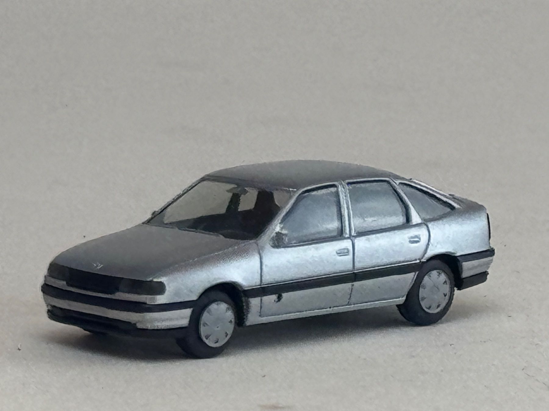Herpa Modellini d'auto: VE1- Herpa Opel Vectra silbern – Usato da Elm venduto da Wikmtz
