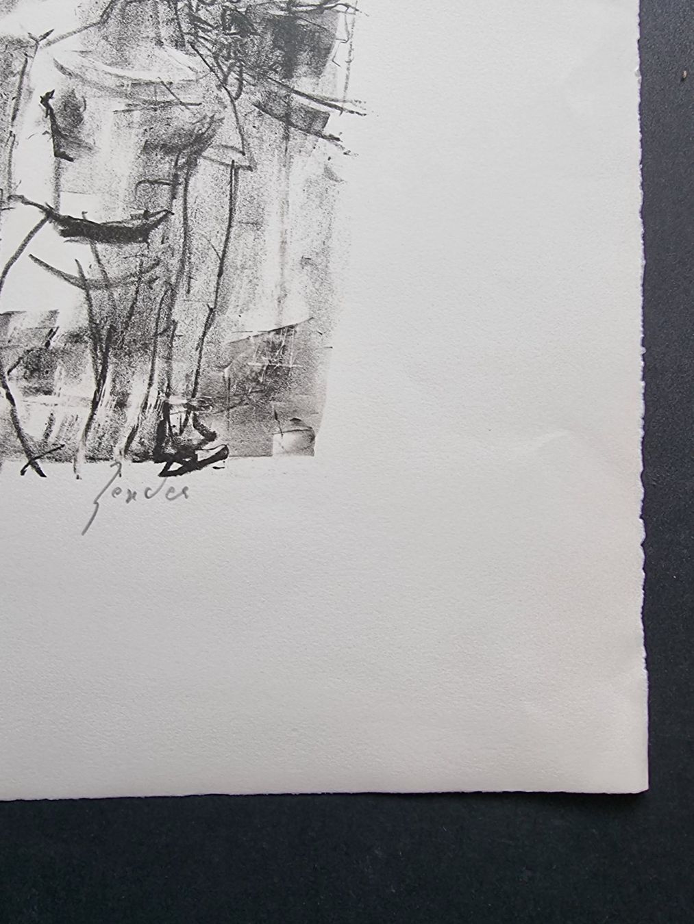 Grafica & Litografie: ZENDER RUDOLF LITHOGRAPHIE SIGNIERT NUMMERIERT – Usato da Gersau venduto da kunst-online 4