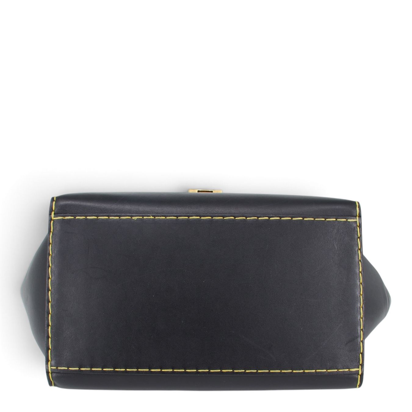 Celine Borse da donna: Céline Trapèze schwarz/gelb – Usato da Binningen venduto da Designerlabels 5