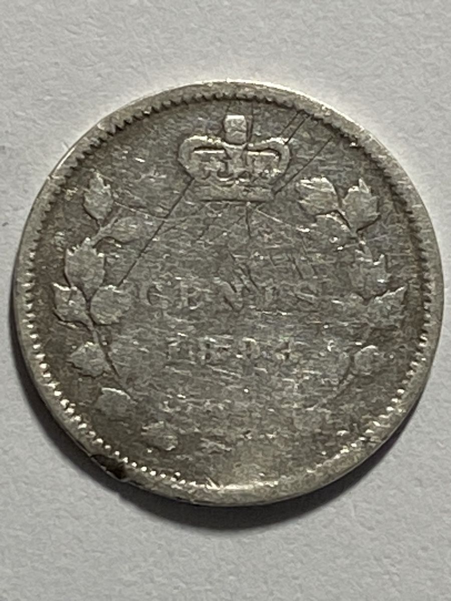 Alle Münzen: Canada - 5 cents - 1893 - Victoria - AG  – Gebraucht aus Payerne von Mike1682