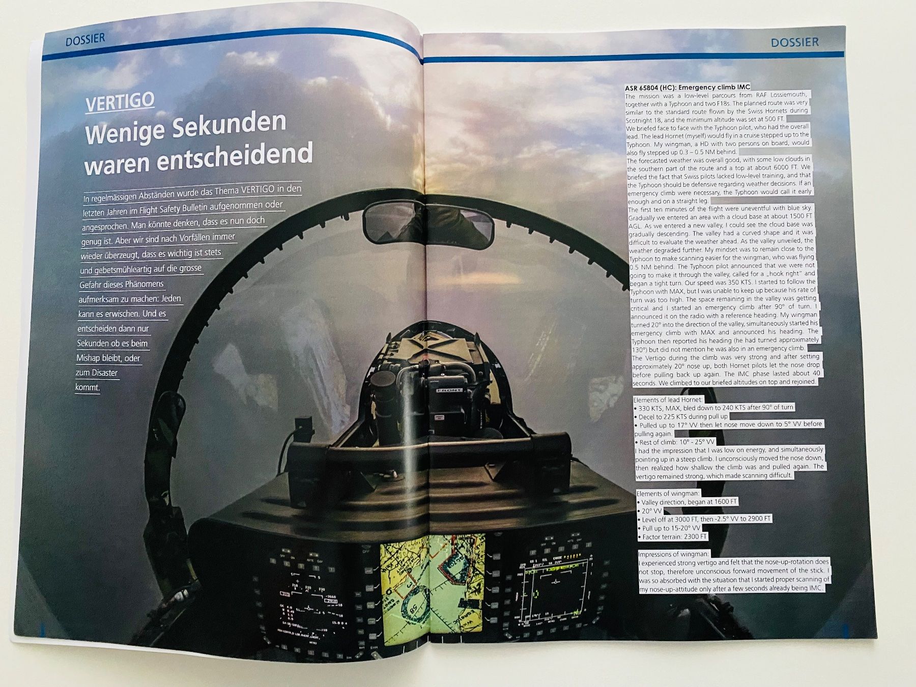 Schweizer Armee Documenti: Flight Safety Schweizer Luftwaffe Swiss Air Force Heft 36 Se – Usato da Müswangen venduto da buyin 2