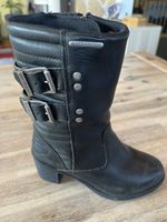 Harley-Davidson Stiefel Leder Schwarz Grösse 36 wasserdicht