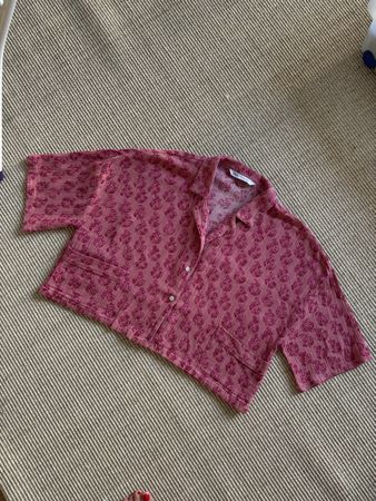Chemise Bohême rose à fleurs Zara T.M - parfait pour l'été!