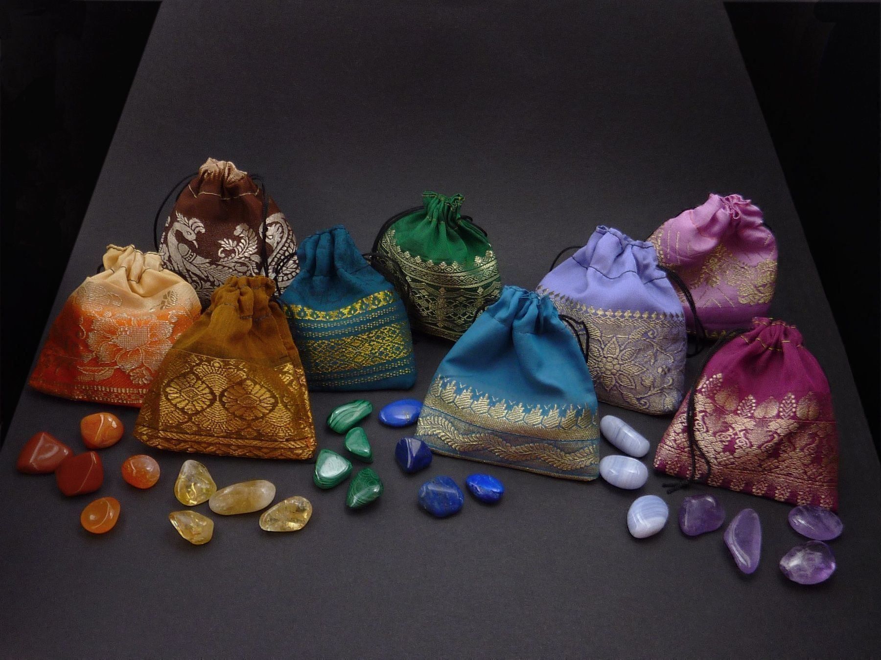 Minerali & Pietre curative: Chakra Steine Set – Nuovo e nell'imballaggio originale da Meilen venduto da StoneGarden 2