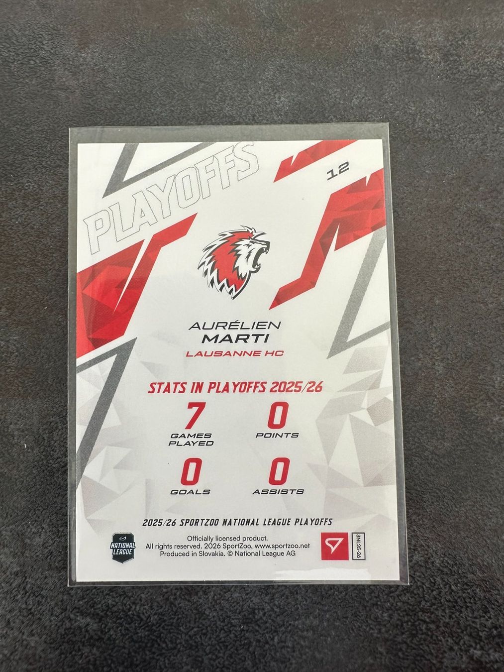 Sportzoo Sammelbilder & Trading cards: Sportzoo LHC Aurelien Marti Base 8/30 – Neu (gemäss Beschreibung) aus Marsens von Yoyokix 1