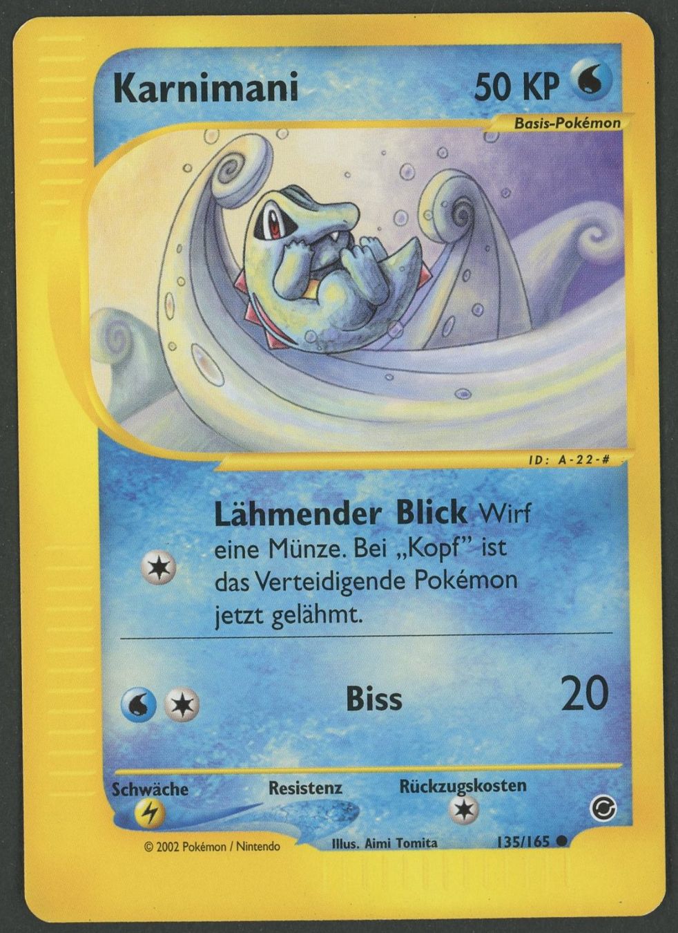 Pokémon Carte collezionabili: Karnimani 135/165 Expedition DE ab 1.- – Usato da Rupperswil venduto da gengarbasar