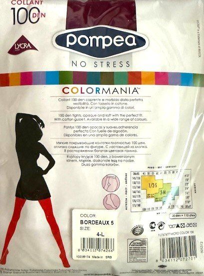 Calze & Collant: Strumpfhose Pompea No Stress – Nuovo e nell'imballaggio originale da Menziken venduto da chianti10 1