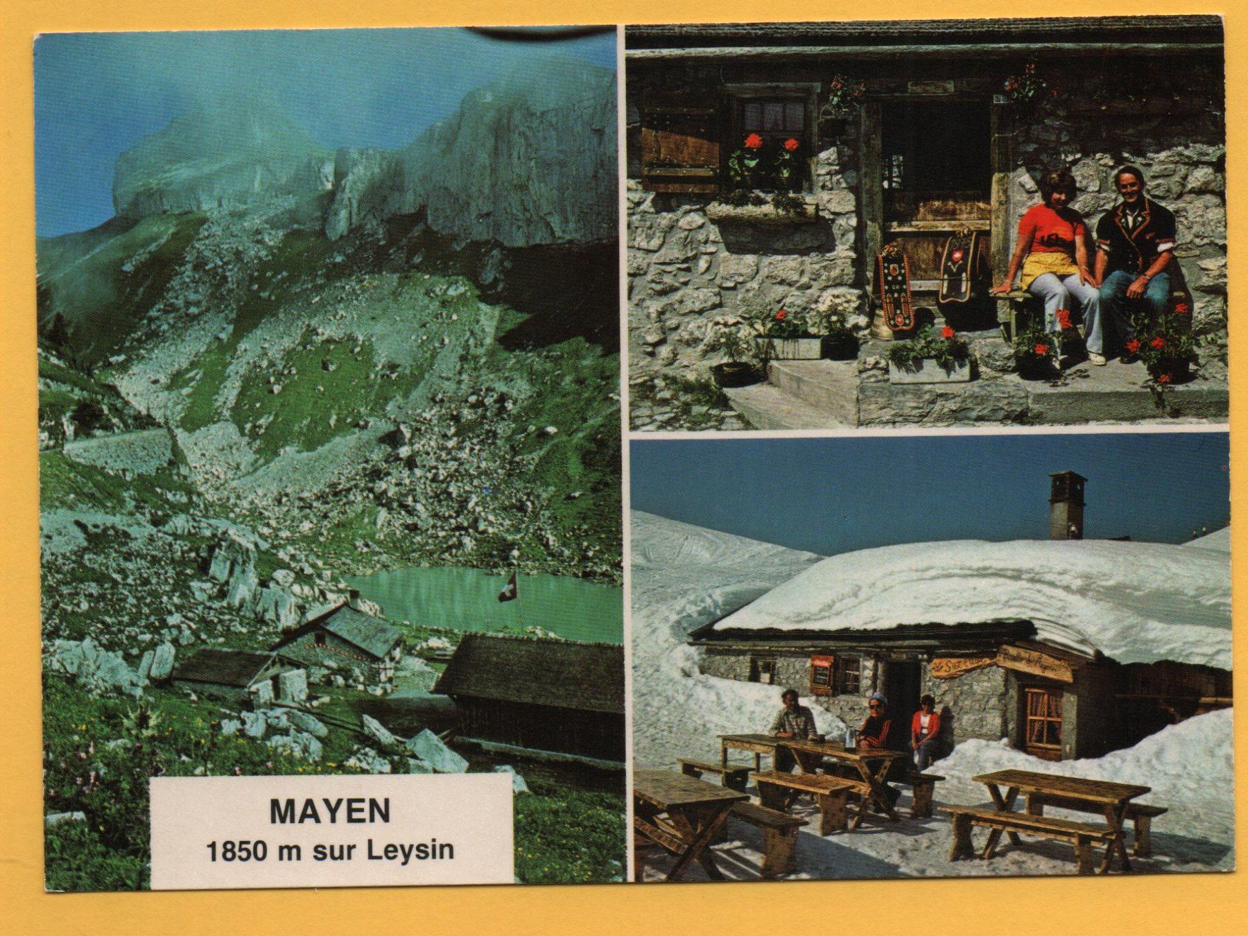 Ansichtskarten: LEYSIN Restaurant Refuge de Mayen – Neu (gemäss Beschreibung) aus Jona von philajona