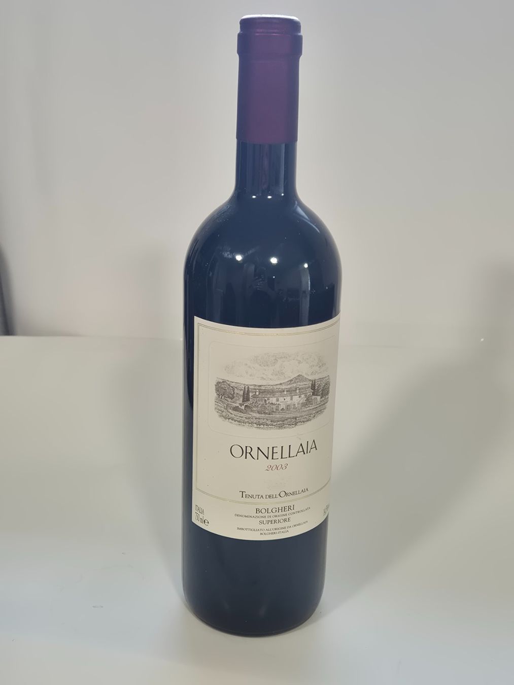 Vino: Ornellaia 2003 0.75cl – Nuovo (secondo la descrizione) da morgarten venduto da Nanusex 1