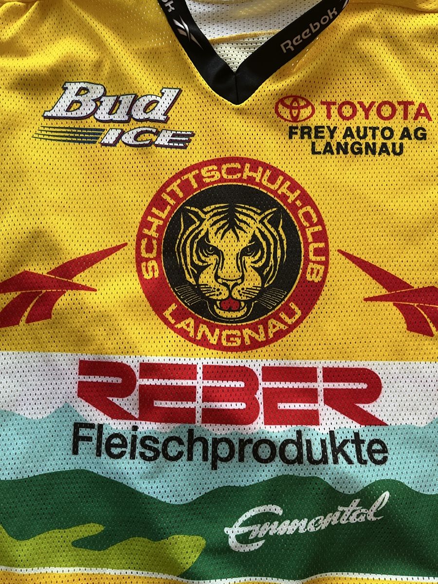 Canottiere & Pantaloni: Scl Tigers Vintage Trikot – Usato da Rechthalten venduto da Trikot-master 1