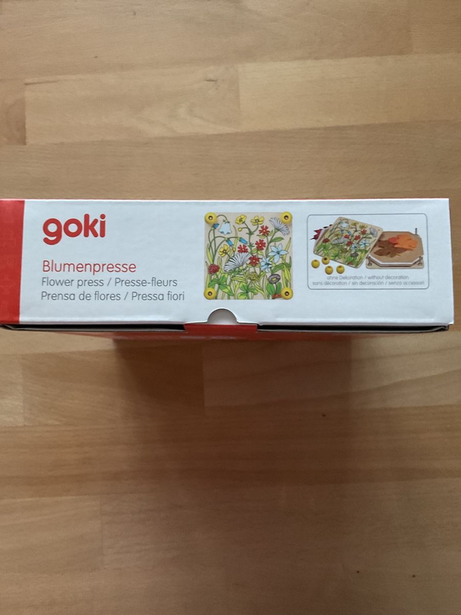 Giocattoli: Holz Blumenpresse Goki – Nuovo e nell'imballaggio originale da Wil ZH venduto da RiccardaWegmann 1