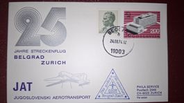 Swissair Belgrad - Zürich 24.08.1974