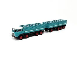 1:87 Brekina Fiat 690 Millepiedi, türkis/schwarz