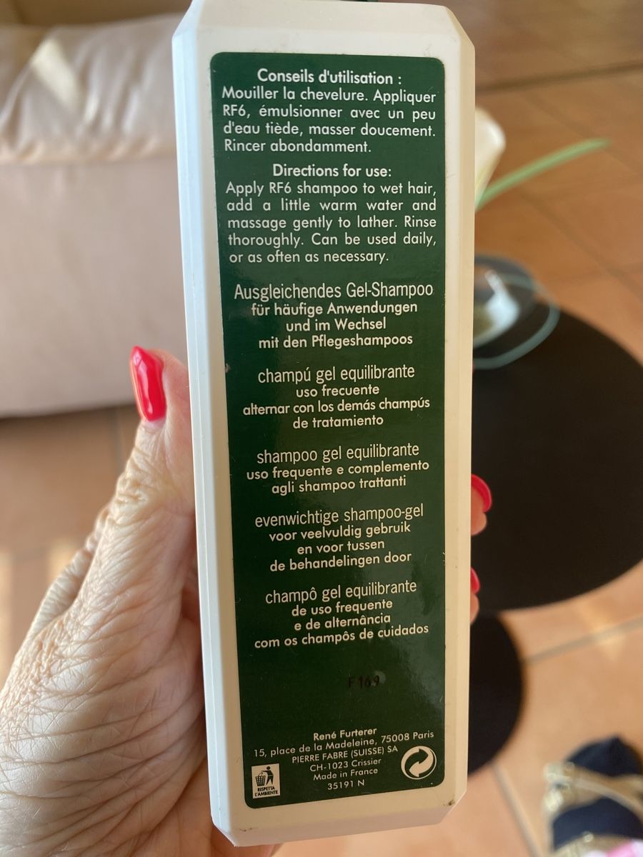 Furterer Pflegeprodukte: FURTERER shampoing gel équilibrant RF6 – Gebraucht aus Belmont-sur-Lausanne von chu_vxf5 1