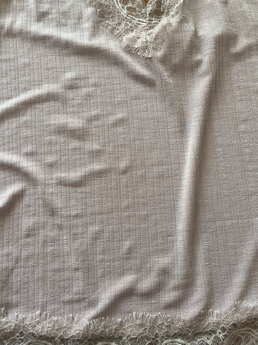 H&M Top: Top mit Spitze Grösse S Farbe Rosa/ Blush – Usato da Wetzikon ZH venduto da Higure 3