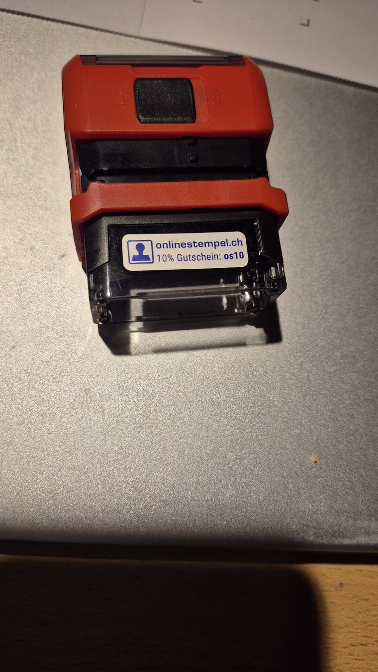 Stempel: Selbstfärbender Stempel, wie neu! – Gebraucht aus Villmergen von uel_p6z9