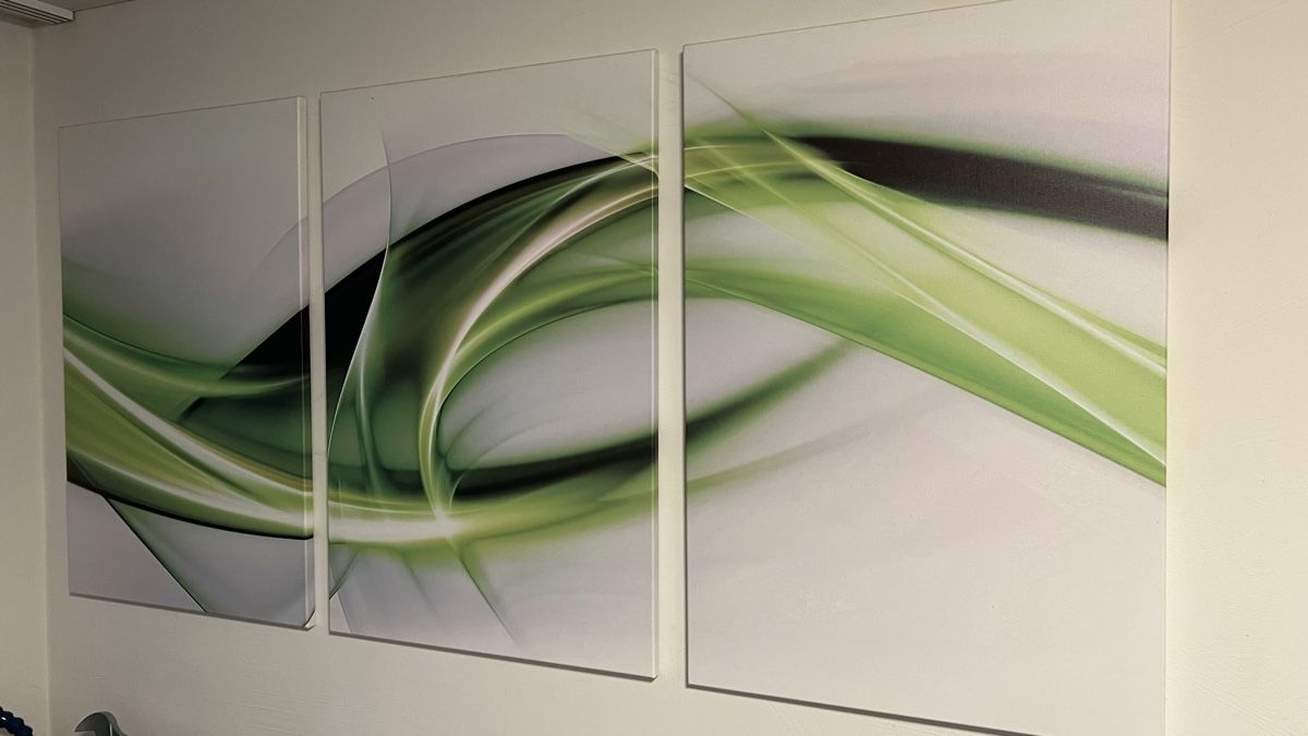 Poster & Bilder: 3-teiliges Wandbild mit modernem Design – Neu (gemäss Beschreibung) aus schöftland von polymechaniker 2
