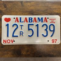 🇺🇸 U.S. Autoschild - Alabama 12T 5139 - ORIGINAL